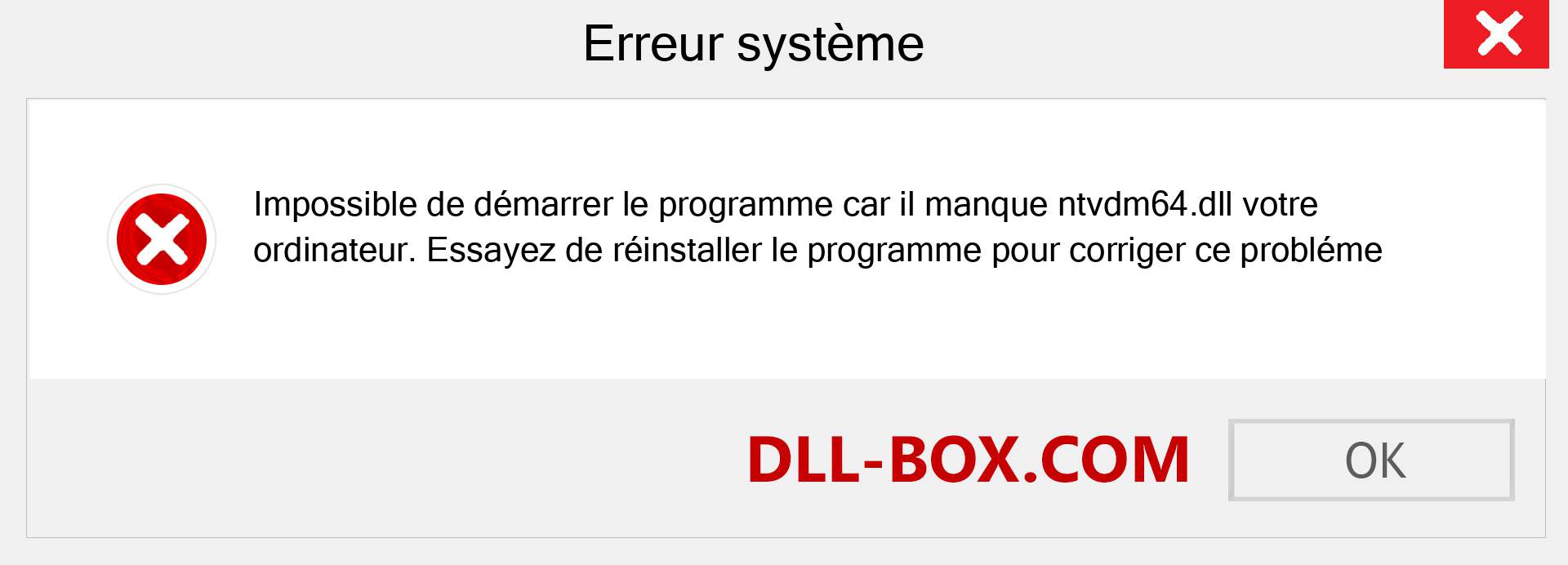 Le fichier ntvdm64.dll est manquant ?. Télécharger pour Windows 7, 8, 10 - Correction de l'erreur manquante ntvdm64 dll sur Windows, photos, images