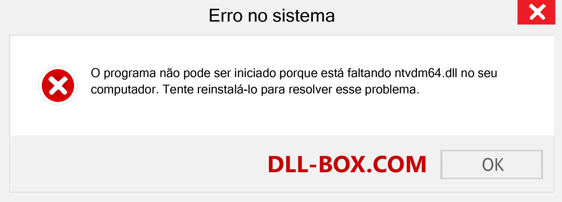 Arquivo ntvdm64.dll ausente ?. Download para Windows 7, 8, 10 - Correção de erro ausente ntvdm64 dll no Windows, fotos, imagens